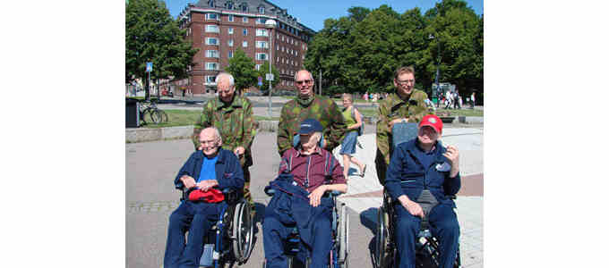 Sotaveteraanien virkistystoimintaa