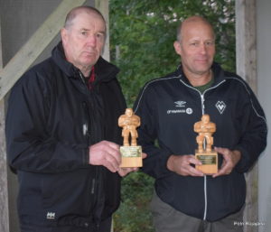 Terho Ahonen voitti rk-ammunnan ja Hannu Lavonen pistoolin kiertopalkinnon vuodeksi haltuunsa.